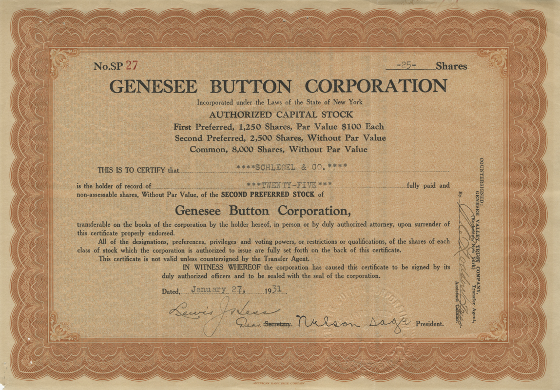 Genesee Button Corporation