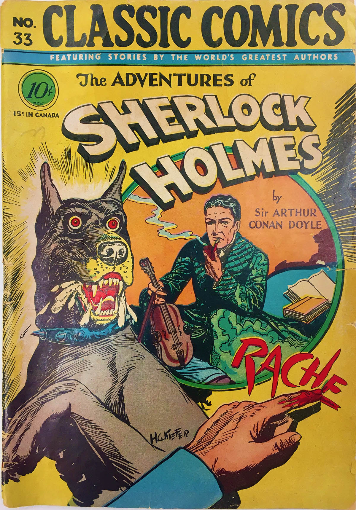 Doyle, Arthur Conan. “The Adventures of Sherlock Holmes” Classic Comics, no. 33 (January 1947).