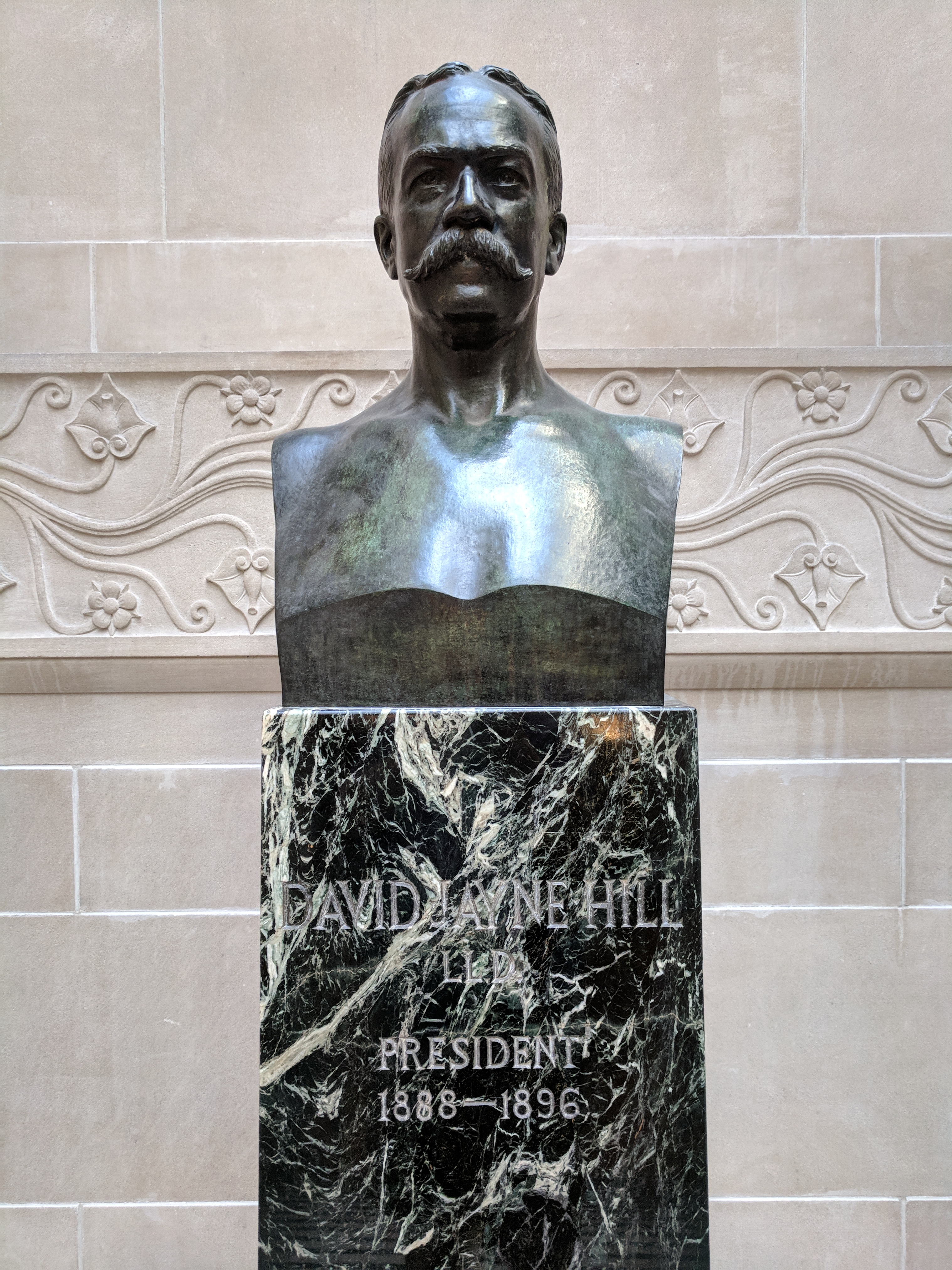 Bust of David Jayne Hill
